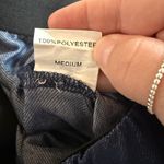 Judith March  NWOT High Rise Wide Leg Flare Pants with Floral Embroidery Photo 4