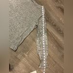 Zac and Rachel  Petite New With Tags Light Grey Heather Long Sleeve Top Women’s PS Photo 5