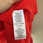 Equipment  red silk melinelle button front blouse NWT Photo 8