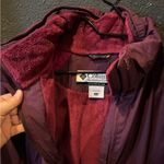 Columbia Omni Tech Deep Purple Fleece Lined Hooded Jacket Photo 1