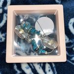 Handcrafted Western Cowboy Hat Dangle Earrings Silver Photo 1