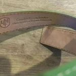 L.E.N Epsom Leather Belt Photo 3