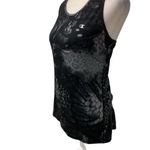 Champion  Women's Black and Gray Patterned Tank Top Excellent Condition Photo 1