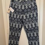 Ivanka Trump Blue & White Casual Pants Size 14 Photo 1