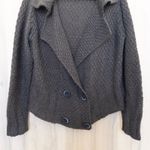 Berretti Womens Cardigan Size M Brown Wool Mohair Preppy Quiet Luxury Old Money Size M Photo 2