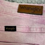 Wrangler  Mid-Rise Vintage Short W Pockets Pink Denim NWOT Size 4 Photo 6