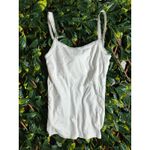Aerie  white cami WHO NEEDS MISTLETOE? Christmas Cami Sz M Photo 3