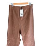 ZARA Brown Faux Leather High Waisted Lined Pants
NWT Photo 3