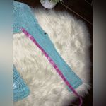 Mifresia sea green crochet hooded Long sleeve zip Up jacket Swimsuit Coverup Size undefined Photo 8