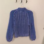 Free People Lavender Cable Knit Turtleneck Sweater Photo 2