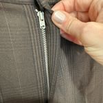 Ganni Womens Plaid Suiting Trousers Pants in Chocolate Brown Size 40 Photo 3