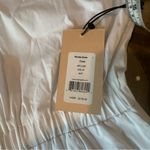 Bailey 44 Phoebe White Button-Down Mini Dress with pockets cotton elastic waist Photo 7