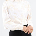 Fabletics Women’s Sz L Honey Milk Magma Eco-Conscious Cropped Tie Dye Hoodie Photo 0