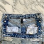 Divided High Waisted Distressed Jean Shorts | Sz 0 Photo 3