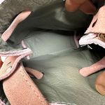 Tesoro Pink Suede Leather Bucket‎ Bag Crossbody Shoulder Strap Photo 6