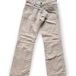 Diesel  Salmon Pink/ Beige Straight Leg Cropped Resin Work Pants 26 Photo 0