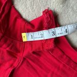 Dollhouse Red high rise denim shorts  Photo 4