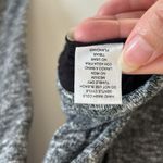 Love Tree Knit Asymmetrical Zip Moto Jacket Blazer Women's M Gray Marled Photo 4