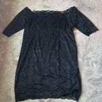 Torrid  Black Off-Shoulder Sheath Lace Dress SIZE 30 Photo 0