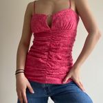 XOXO Pink Lace Y2K Tank Top Photo 0