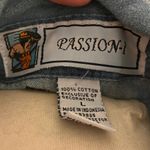 Vintage denim embroidered top Blue Size L Photo 2