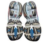 Mizuno  Wave Creation 15 Running Shoes Womens 7.5 Silver Blue Red Mesh‎ Athletic Photo 7