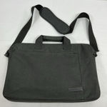 brinch laptop Messenger Bag Black Canvas Hand & Shoulder Strap 16x11.5x4 Photo 0
