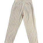 Anthropologie Oasis Striped High-rise Linen Pants in Peach/Cream Size US 4 UK 8 Photo 5