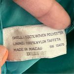 Forecaster of Boston Womens Sz L? Teal Green Midlength Rain Trench Coat Vintage Size L Photo 4