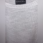 Michael Stars NWOT  White and Cream Pullover Sweater Comfort Knit Relaxed Sz M/L Photo 1