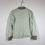 Abercrombie & Fitch Mint Quilted Bomber Jacket Size Small Photo 3