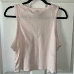 Puma | baby pink ribbed sleeveless workout tank-top Size XL Photo 6