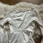 Lulus LULU’S Romantic Moments White Lace Long Sleeve Maxi Dress Photo 9