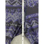Nike  Pro Women's Leggings Purple Abstract Neon Pink size Medium Full Length Photo 7