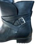 Clarks Cheshuntbe GTX black leather waterproof ankle biker boots size zip 6 1/2 Photo 5