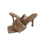 TAN Womens Woven Trend Sandals Heels Size 8 Photo 4