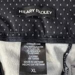 Hilary Radley X-Large Bermuda Shorts Pull-On Pockets Stretch Hi-Rise Slit Black Photo 3