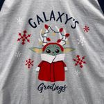 Star Wars Womens Sleep Shirt Size XL Baby Grogu Christmas Mandalorian Holiday Photo 2