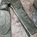 Anne Klein Women’s Gunmetal Faux Leather Straight Slim Pant Grey Bronze Metallic Photo 13