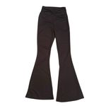 Nasty Gal Size 4 High Rise Ruched Front Flare Pants Trendy Elevated Basic Photo 6