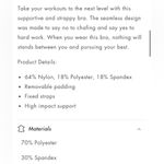 ACTA NWT Seamless 2.0 Sports Bra Blue Size XS Photo 5