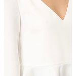 Cushnie et Ochs long sleeve ruffled Cady crop top size 4 small Photo 2