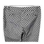 Anne Klein  Geometric Print Ankle Pants‎ Blue White Pattern Women Size Large Photo 5