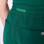 FIGS High Waisted Uman Relaxed Jogger Scrub Pants in Hunter Green, Size X-Small Photo 7