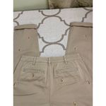 J.Crew  Chino Critter cargo pant, embroidered Fox, preppy, playful pants. size 6 Photo 1