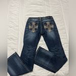 GRACE IN LA Grace Bootcut Blue Jeans Photo 1