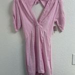 Free People  Stars In Your Eyes Mini Pink Dress Size Medium Photo 1