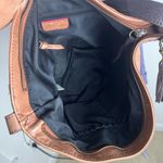 The Sak VINTAGE Elliott Lucca LEATHER w/Snakeskin Trim RARE Shoulder Bag Distressed Photo 4