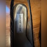 Carriage Court Black Quilted Heels with Gold Chain Size 5 Photo 5