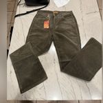 Beau Dawson Olive Bootcut Corduroy Jeans Mid to High Rise. Made in the USA Green Size 10 Photo 0